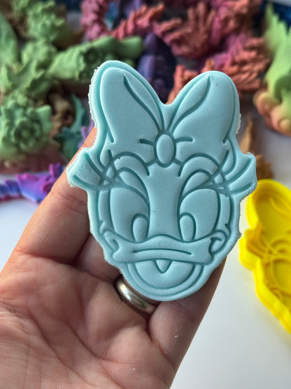 Cartoon inspired cookie cutter + stamp