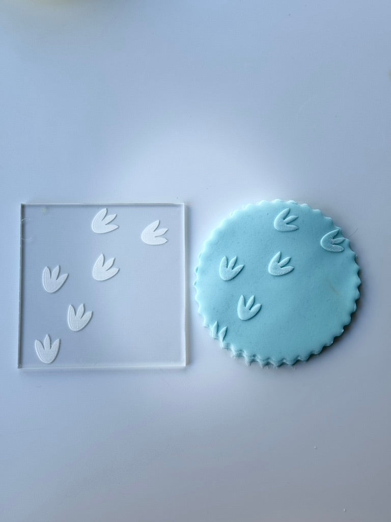 Dinosaur imprint Deboss
