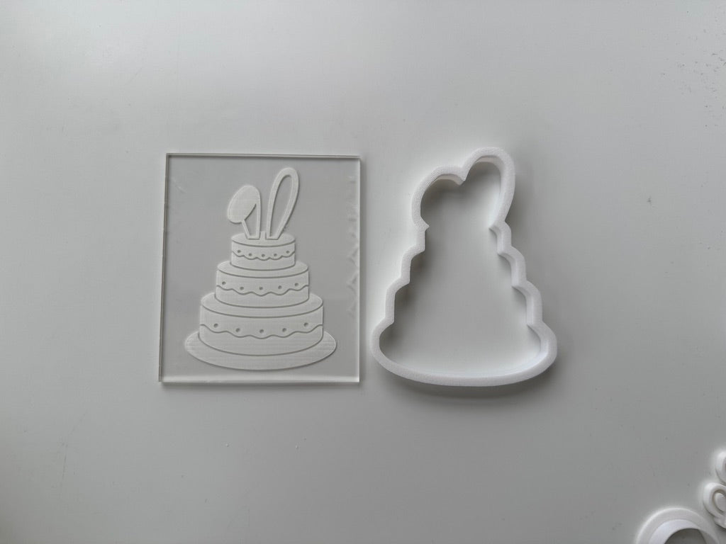 Easter cake - Debossing + cutter M1024