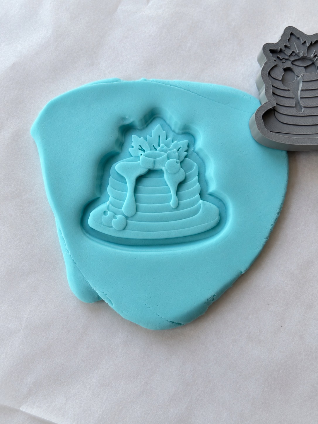 Autumn Pancakes 3D Deboss & Matching Cookie Cutter