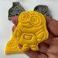 Minion cookie cutter and stamp