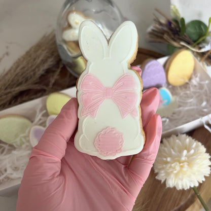 Bunny - debossing + matching cutter - easter
