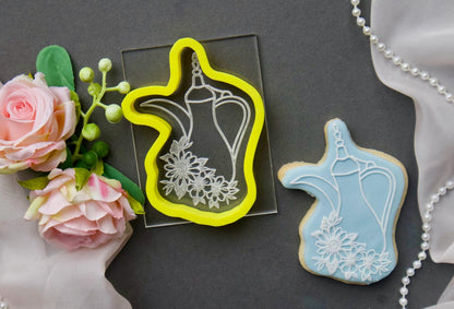 Ramadan / Eid - debossing acrylic + matching cutter - Design 9
