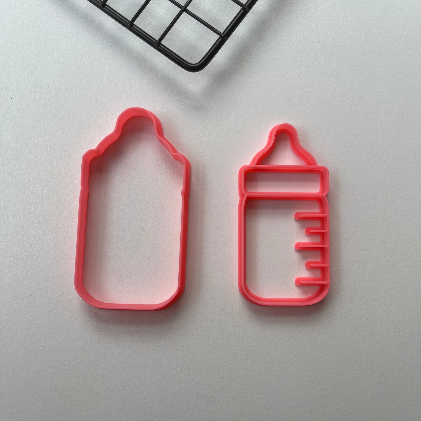 Baby bottle cookie cutter + stamp