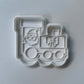 Christmas train set of 4 cutters and stamps - 0707