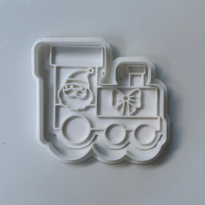 Christmas train set of 4 cutters and stamps - 0707