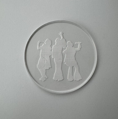 3 GIRLS DANCING QUEEN - mamma mia - PREPPY - RETRO