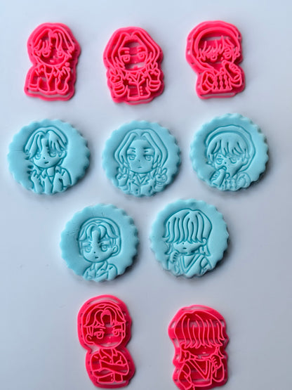 K-POP Fantasy Demon Hunters Themed-INSPIRED set of 5 stamps M7