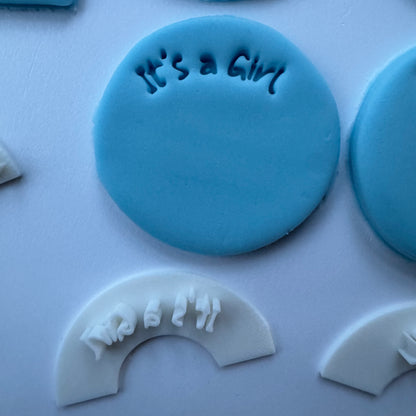 Mini Curved stamp - Baby