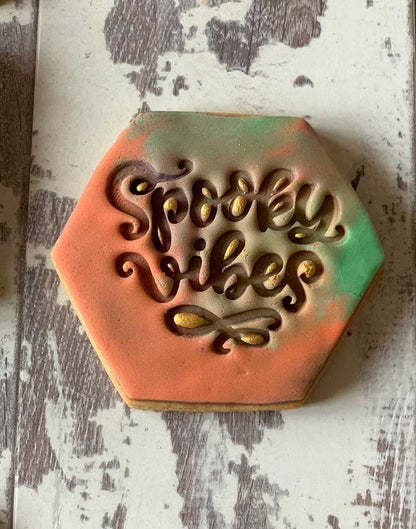 Halloween stamps embossing for cupcakes collection 2020