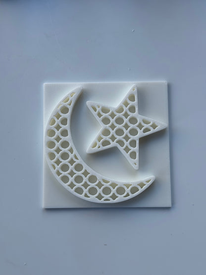 Muslim Islamic Embossing for cupcake and cake - stamps sugar paste Design 7