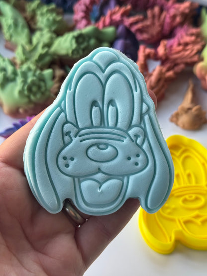 Cartoon inspired cookie cutter + stamp
