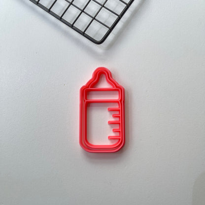 Baby bottle cookie cutter + stamp