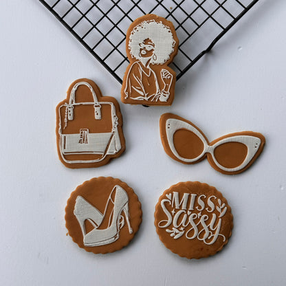 Sassy style 1 box 5 Deboss and  3 cutters