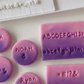 The Gaegu child font Alphabet letter stamp 1055