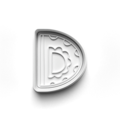 Playful letters Alphabet cookie cutter + stamp 0840