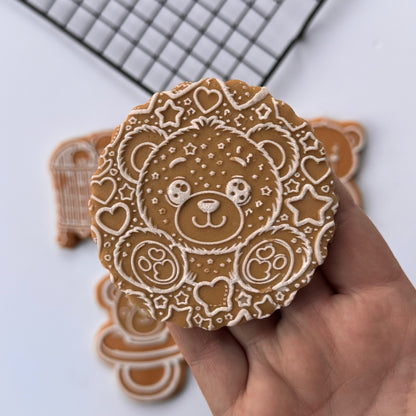 Teddy Bear box 5 Deboss and 4 cutter