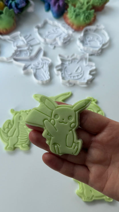 POKEMON - PIKACHU Cutter + Stamp