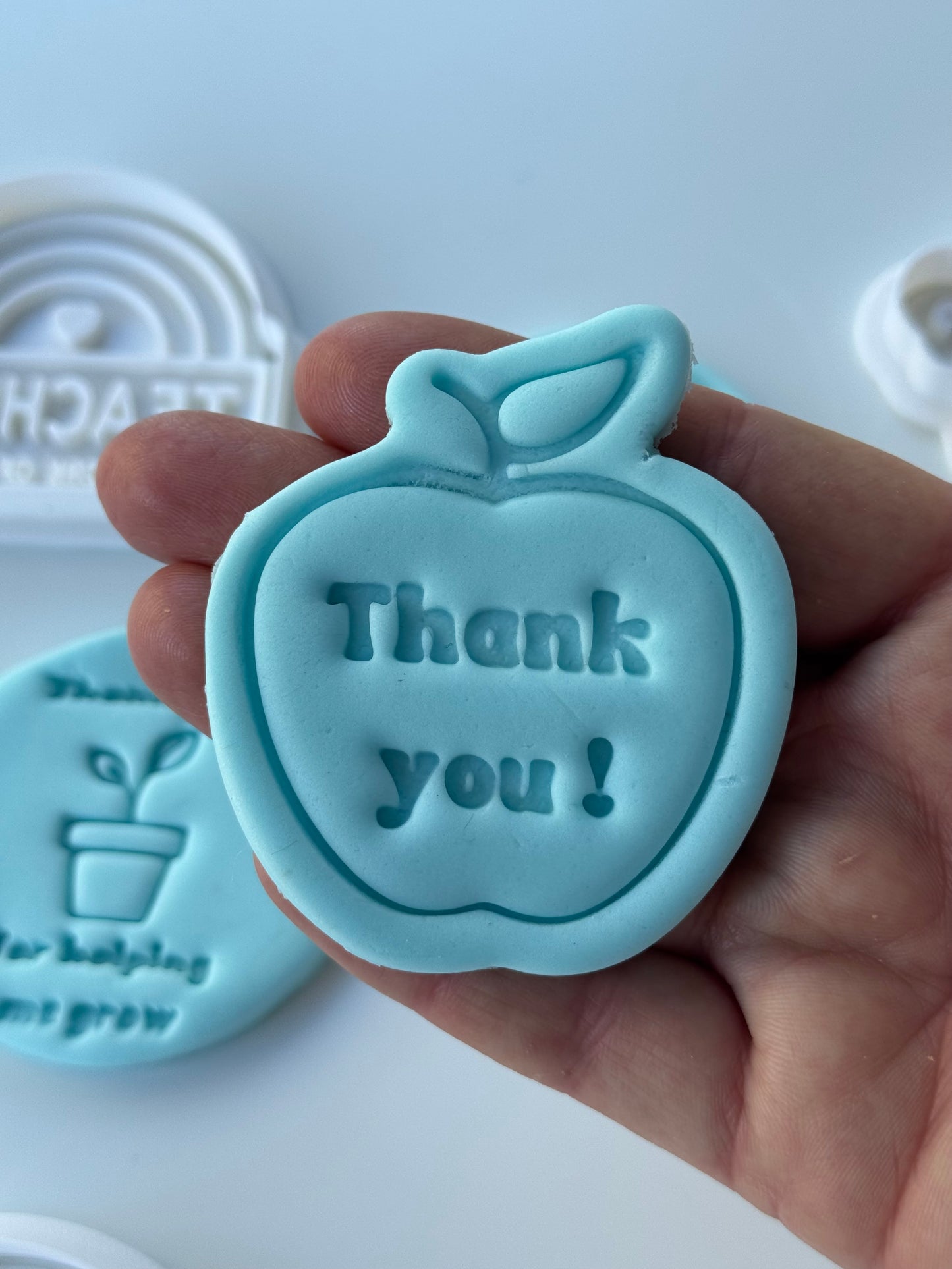 Thank you Teacher cutters and stamps - 0710