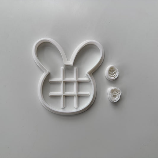 Easter tic tac toe - stamp + cutter MS1022