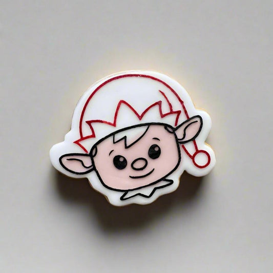 Elf on the shelf - Elf head - deboss + matching cutter - christmas