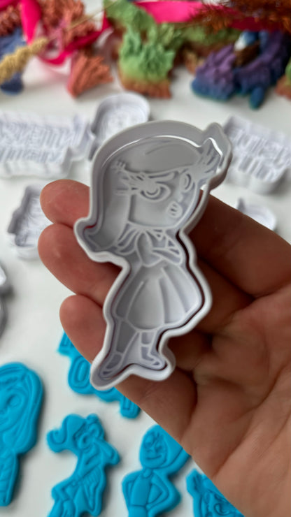 Inside out cutters and stamps