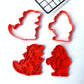 Godzilla and King Kong cookie Cutters and stamp MEG cookie cutters