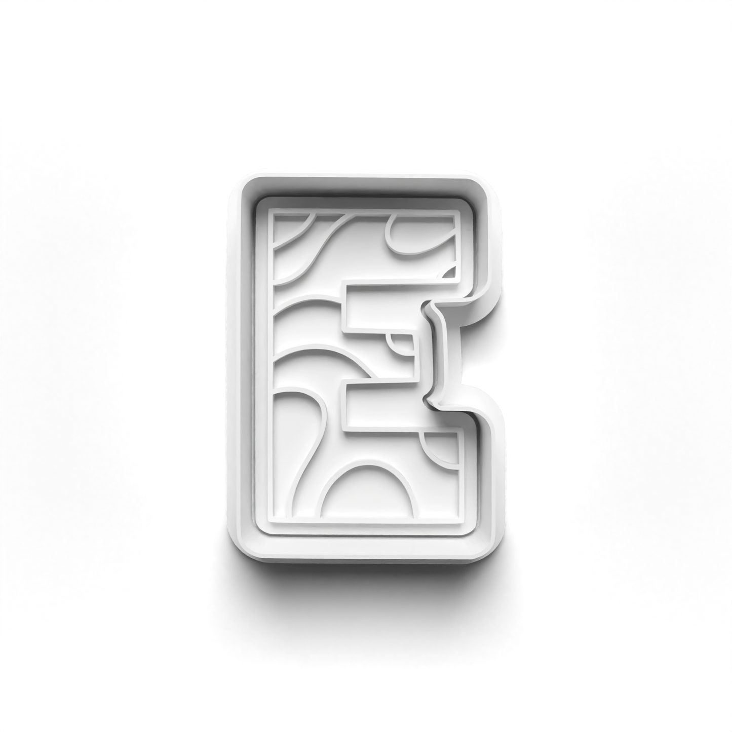 Playful letters Alphabet cookie cutter + stamp 0840