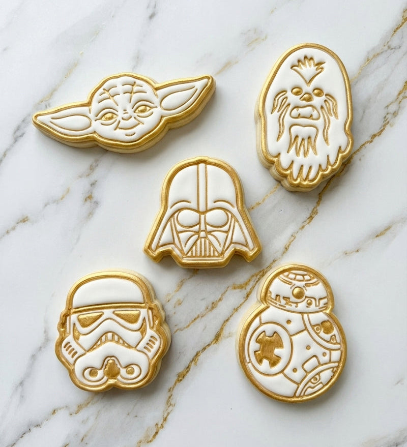 5pcs Star Wars-INSPIRED Cookie Cutters