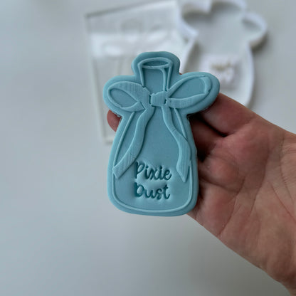 Pixie dust bottle Fairy debossing + cutter M1045