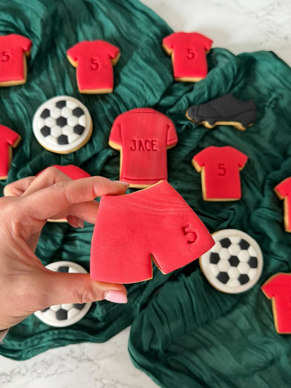 SET OF 4 Soccer / Football cookie cutters