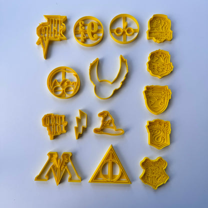 Harry Potter Magic wizard-Inspired Cookie cutter cake decoration fondant