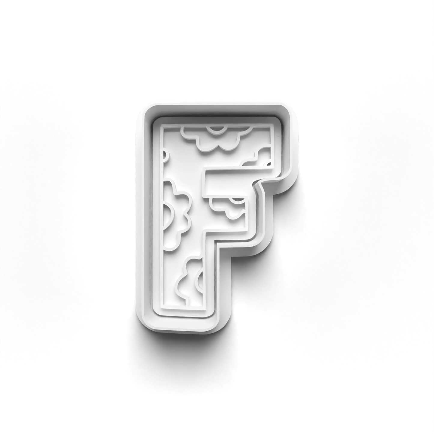 Playful letters Alphabet cookie cutter + stamp 0840