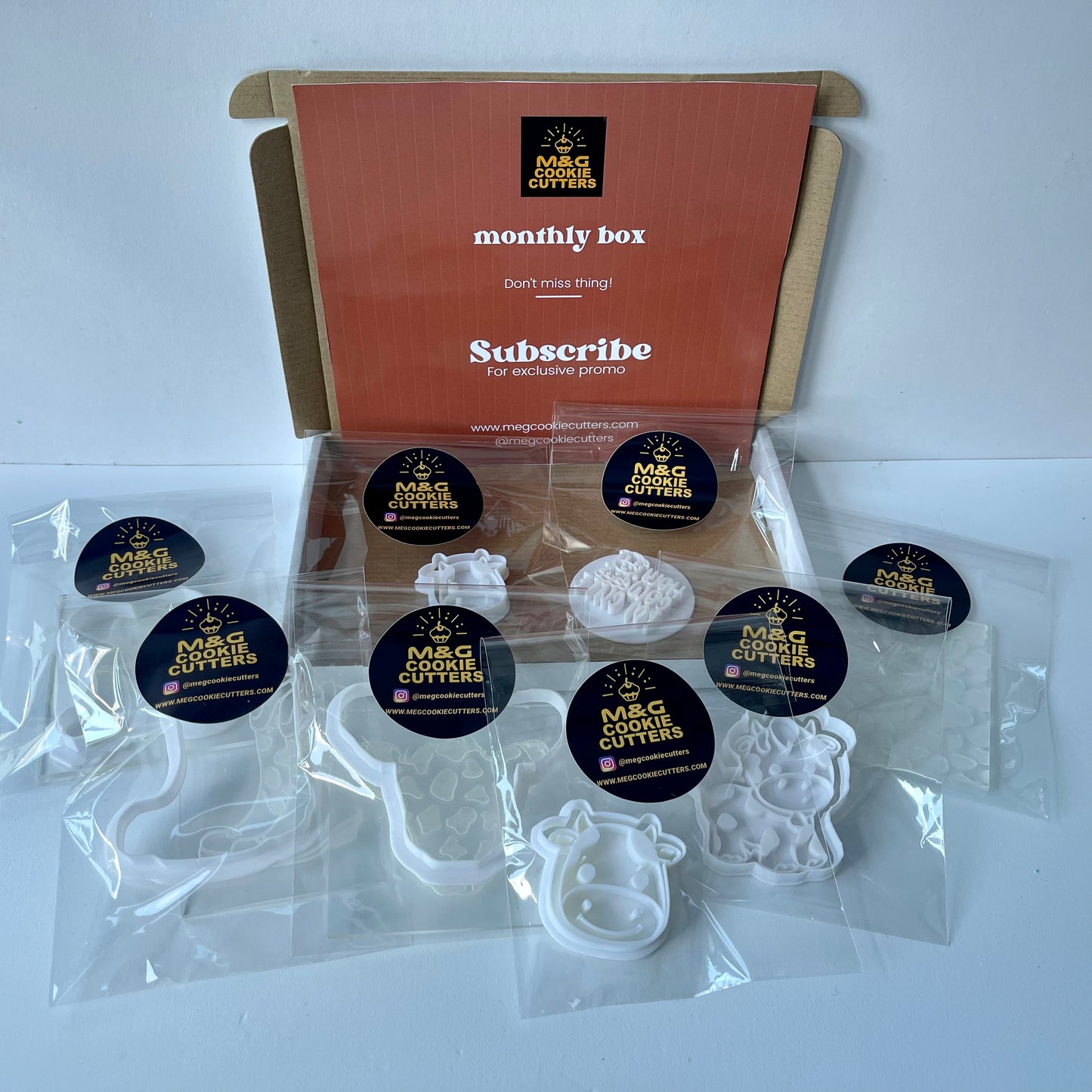 Subscription box - 1 MEG cookie cutters