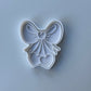 Bow cherry heart stamp + matching cutter
