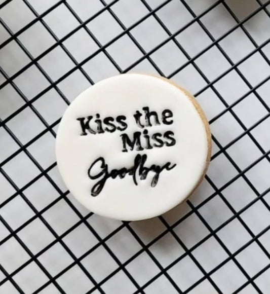 Kiss the Miss Goodbye stamp