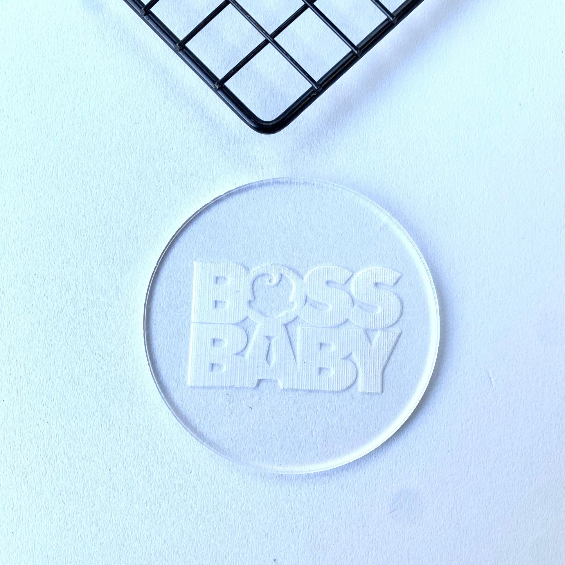 Boss Baby debossing MEG cookie cutters