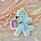 Blue dog cartoon-inspired party  Cookie Cutter + 3d deboss