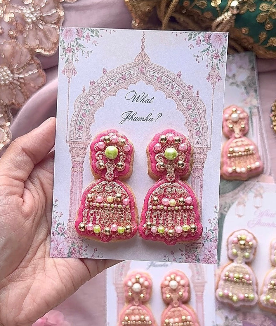jhumka earring deboss + cutter