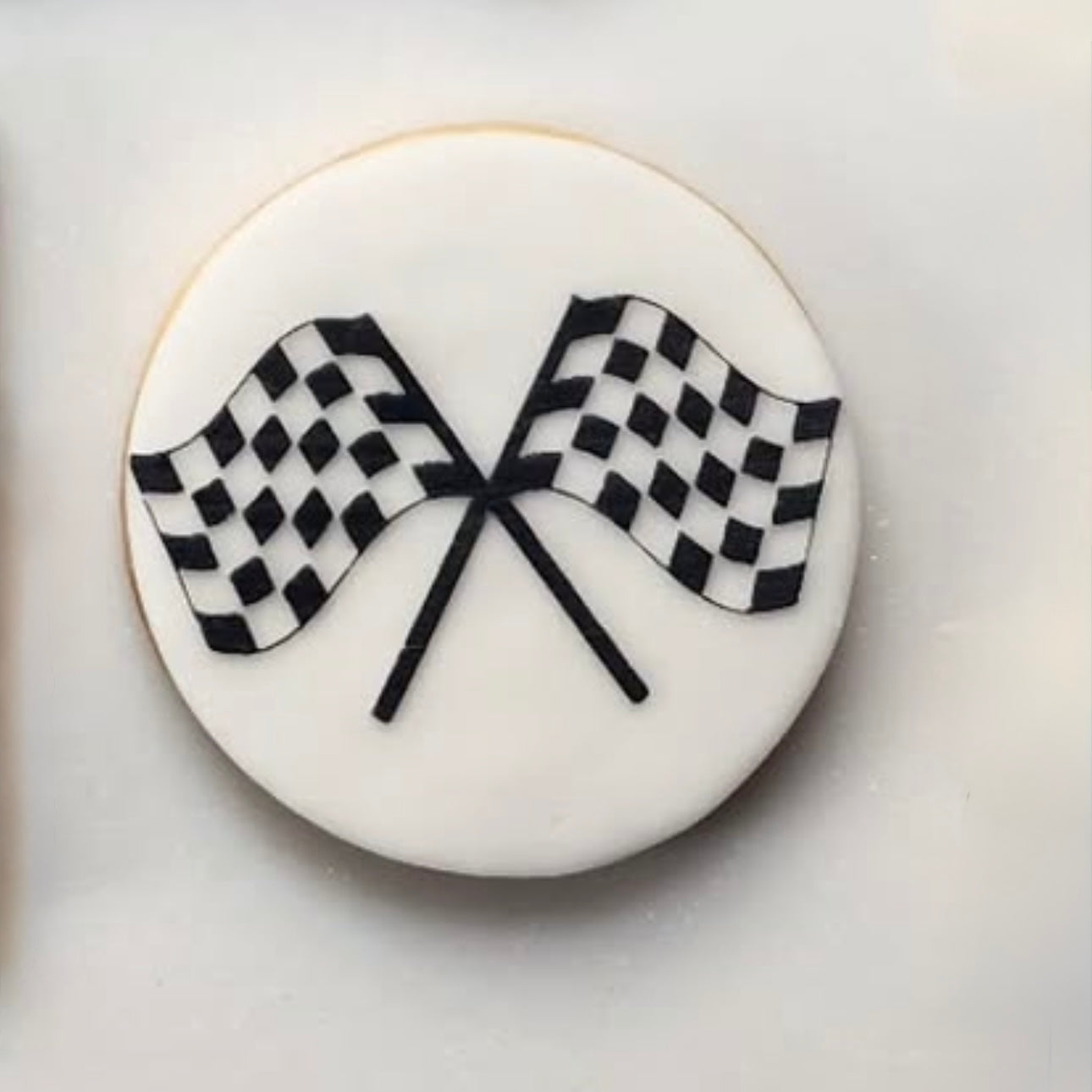 Race flag deboss