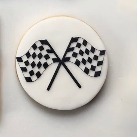 Race flag deboss