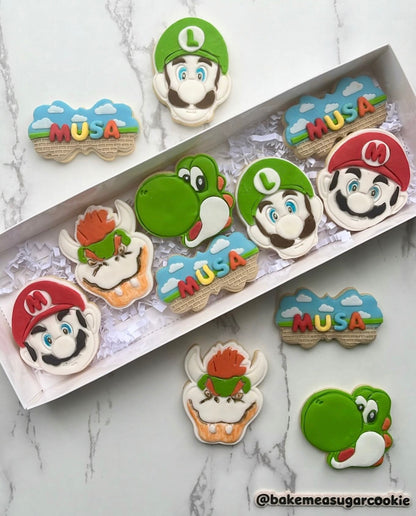 SUPER MARIO set of 4 Cutter + stamp