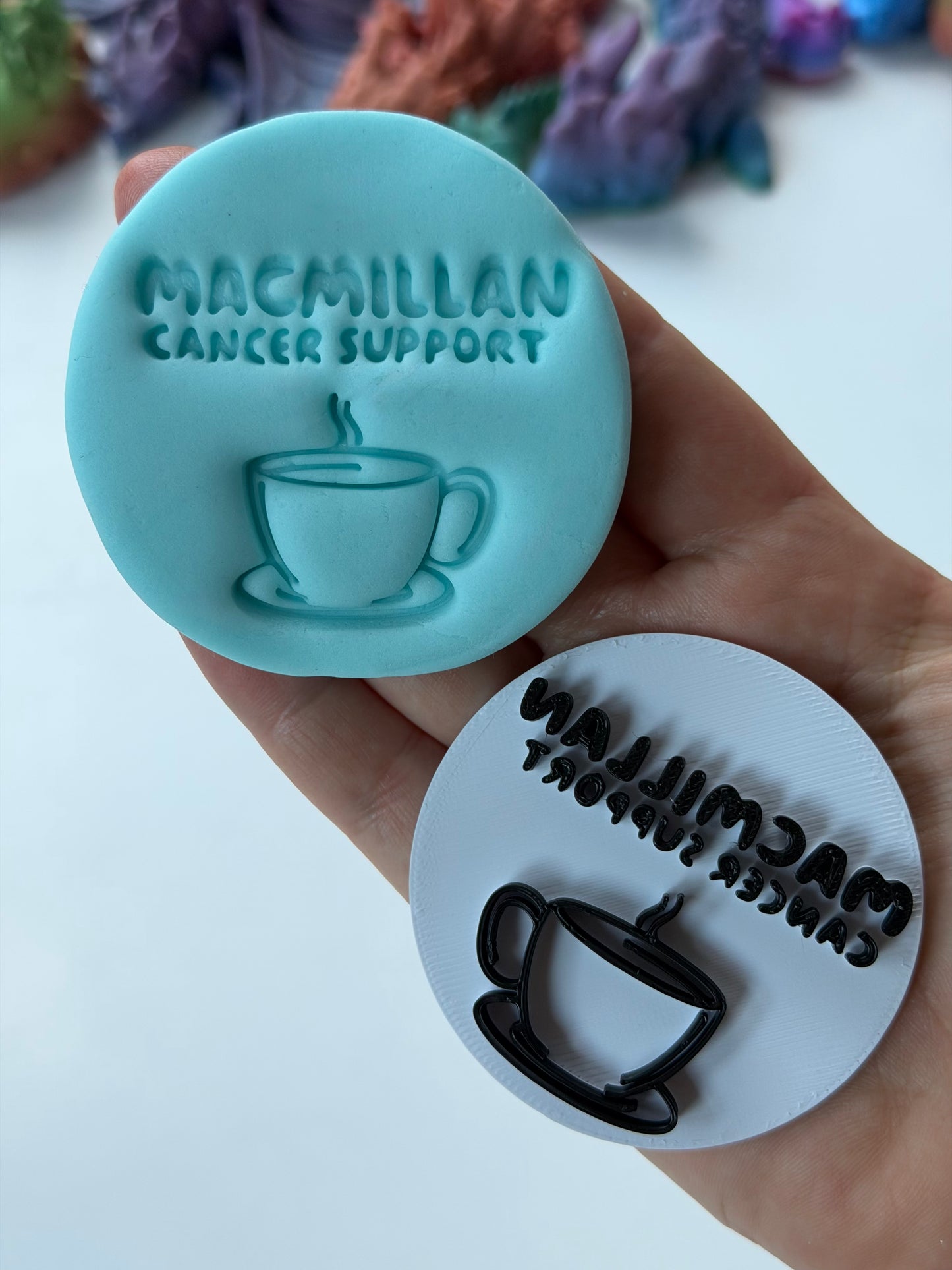 Macmillan cancer support - coffee - stamp