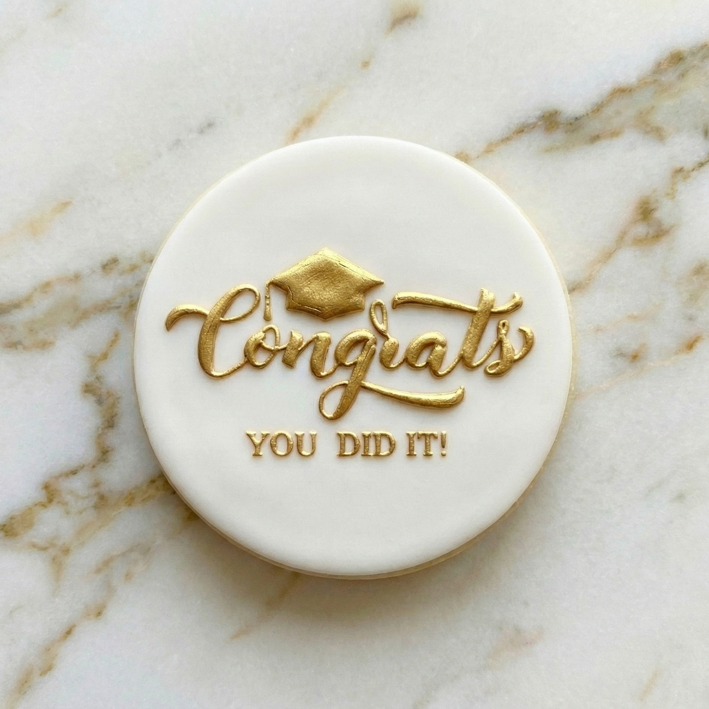 Congrats, you did it! - debossing acrylic stamp