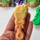 Bee theme - Floral Rattle - 3D deboss and cutter