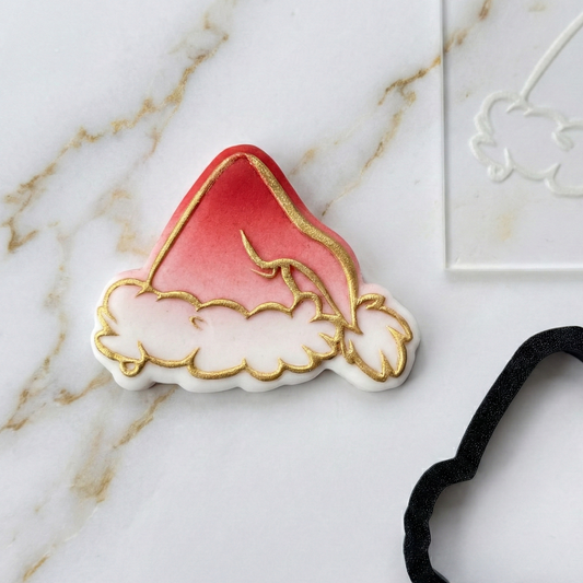 Christmas - Grinch hat - debossing and matching cutter