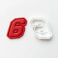Six 6 Racing Number Digit Cookie Cutter Dough Biscuit Pastry Fondant