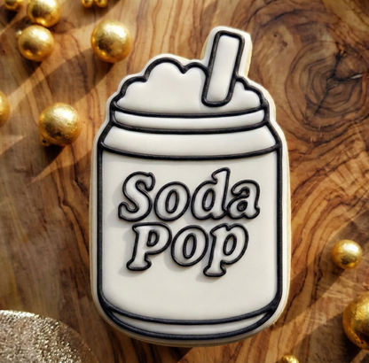 K-POP Fantasy Demon Hunters Themed-INSPIRED  Soda pop deboss and cutter M1107
