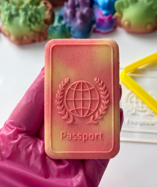 Travel PASSPORT - deboss and matching cutter M1029
