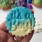 It's a Boy - It’s a Girl - Embossing - stamp